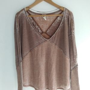 We the Free Burnout Oversized Thermal Too